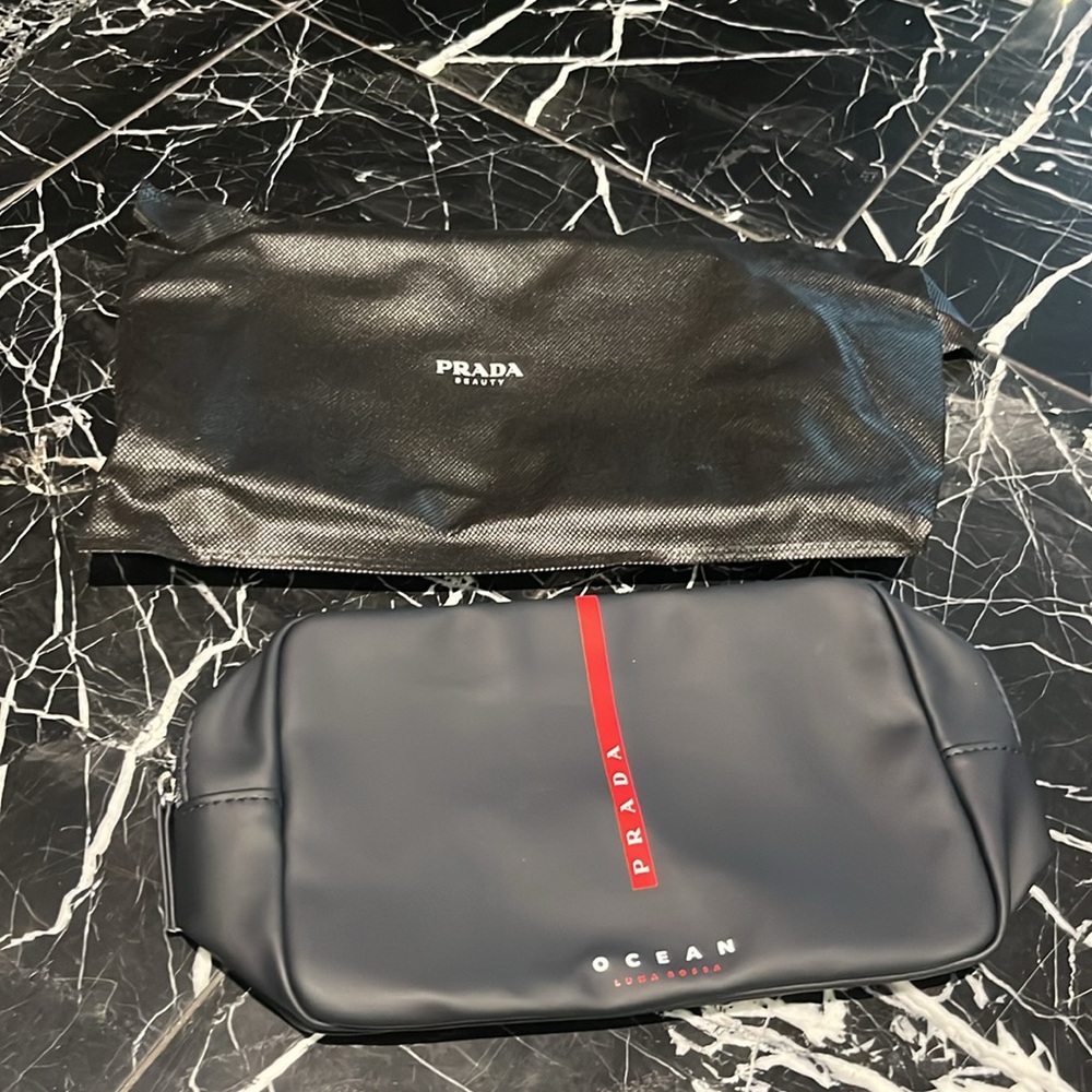 Prada Pouch Brand New Purse w Dust Bag Cosmetic Bag Unisex GWP Free Gifts